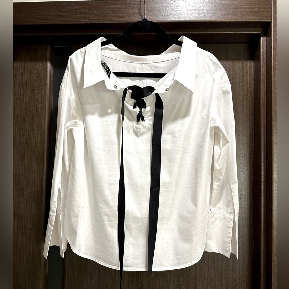 Zara white shirt